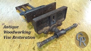 Restoring and Mounting a 10quot Yost Woodworking Vise [upl. by Larkin]