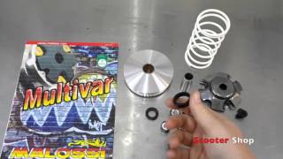 Malossi Multivar 2000 Variator Unboxing [upl. by Atnauqahs]