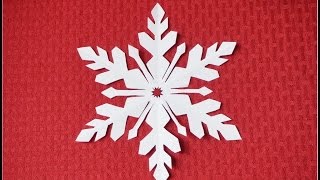 Paper Snowflake 2 Detailed tutorial intermediate level  Can YOU do it [upl. by Hildegarde]