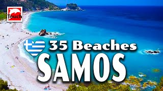 35 Best Beaches of SAMOS Greece ► Top Places amp Secret Beaches in Europe touchgreece [upl. by Airoled]