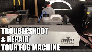 Fog Machine Troubleshooting and Repair [upl. by Stodder]