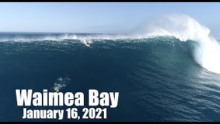 Waimea Bay 11621 Huge waves [upl. by Aicnatsnoc]