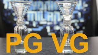 Difference PG vs VG Ejuice Safe Side Effects [upl. by Yennor]