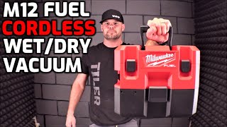 Milwaukee M12 Fuel 16 gal Cordless WetDry Vacuum Review [upl. by Iv629]