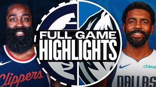 CLIPPERS at MAVERICKS  FULL GAME HIGHLIGHTS  December 21 2024 [upl. by Ramas]