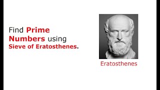 Sieve of Eratosthenes Method To Find Prime Numbers C Program [upl. by Esorrebma]