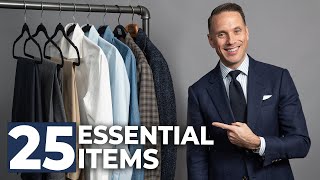 The ULTIMATE Beginner’s Capsule Wardrobe  25 Men’s Wardrobe Essentials [upl. by Annissa]