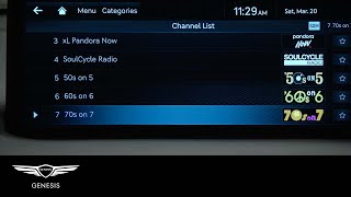 Radio Features  Genesis GV70  HowTo  Genesis USA [upl. by Rediah]