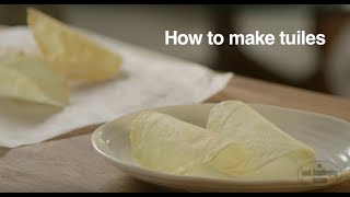 Tuile Biscuit Recipe  Good Housekeeping UK [upl. by Outhe]