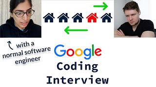 Google Coding Interview With A Normal Software Engineer [upl. by Tnomed442]