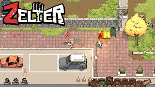 Zelter  2D Zombie Survival Game  Build Craft Defend the Base Zelter Gameplay [upl. by Tilney442]