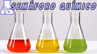 Semáforo Quimico Experimento Reacción Redox [upl. by Ilocin]