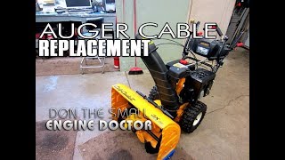 HOWTO Install An Auger Cable On Your Snowblower [upl. by Adrial]