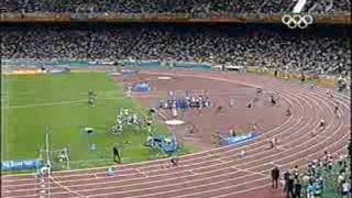 Athens 2004 Mens 4x400m relay final [upl. by Anelliw]