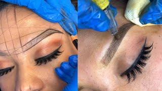 Eyebrow Mapping  Ombre Brows  Episode 82 [upl. by Eicnahc241]