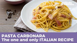 HOW TO MAKE the REAL ITALIAN CARBONARA  Original recipe [upl. by Uziel]