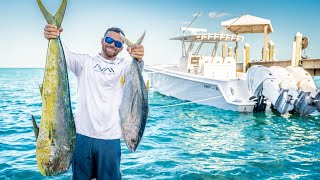 BOATING to the Bahamas Fishing for BIG Mahi Mahi amp Yellowfin Tuna Catch and Cook [upl. by Kacy]