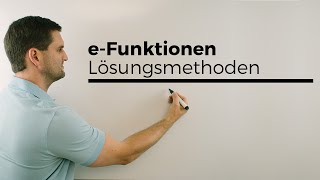 Exponentialgleichung lösen eFunktion Logarithmieren  Mathe by Daniel Jung [upl. by Kassi]