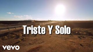 Lucas Nieto  Triste Y Solo Video Lyric Oficial [upl. by Idner]