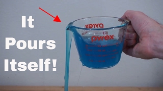 A Liquid That Pours Itself The SelfSiphoning Fluid Polyethylene Glycol [upl. by Getraer701]