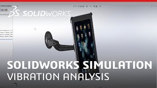 Vibration Analysis  SOLIDWORKS Simulation [upl. by Eceined290]