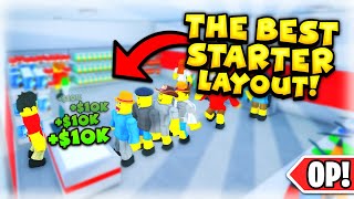 The BEST STARTER LAYOUT in Roblox Retail Tycoon 2  Money Guide  Tutorial [upl. by Matteo]