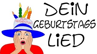 Dein geburtstagslied lustig deutsch  Happy Birthday song [upl. by Soutor2]