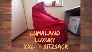 Lumaland Sitzsack XXL  die Fatboy Alternative  über 500 positive Bewertungen [upl. by Aneehsor]