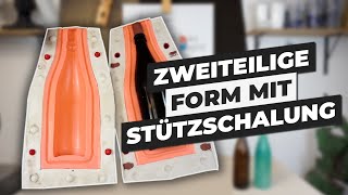 TUTORIAL Zweigeteilte Silikonform mit Stützschale [upl. by Sashenka132]