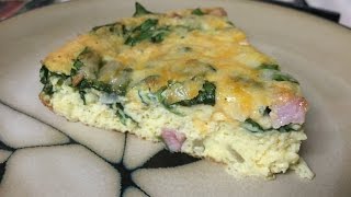 Easy and Delicious Crustless Quiche Recipe [upl. by Freyah925]