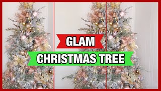 Christmas In July 2022  How To Decorate A GLAM Christmas Tree  Ramon At Home [upl. by Arakaj746]