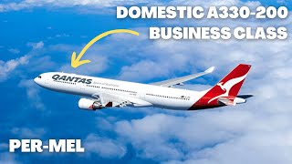 Qantas A330200 Business Class PERMEL [upl. by Aihseken827]