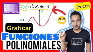 ✅FUNCIONES POLINOMIALES  𝙏𝙧𝙪𝙘𝙤𝙨 𝙥𝙖𝙧𝙖 𝙂𝙧𝙖𝙛𝙞𝙘𝙖𝙧 💯 PRECÁLCULO [upl. by Nolek54]