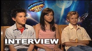 The Adventures of Sharkboy and Lavagirl 3D Taylor Lautner Interview  ScreenSlam [upl. by Tristas]