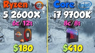 Ryzen 5 2600X vs i7 9700K Price or Performance [upl. by Blackstock273]