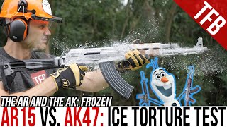 AR15 vs AK47 SubZero Freezing Torture Test [upl. by Esinej]