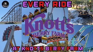 Every Ride At Knotts Berry Farm 2021 [upl. by Tav]