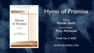 Hymn of Promise  arr Mary McDonald [upl. by Heti]