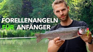 FORELLENANGELN für EINSTEIGER  Meine Taktik für den FORELLENSEE  FishingKingde [upl. by Arikat]