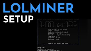 Getting Started with lolminer  How To Mine with lolminert [upl. by Ana925]