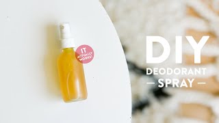 Deodorant spray that actually works [upl. by Naerda414]