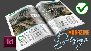 ✅ How to Create a Magazine Layout Design in InDesign CC Tutorial [upl. by Innavoij2]