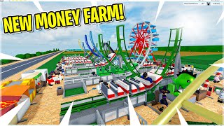 How To Make a MONEY FARM in Theme Park Tycoon 2 [upl. by Eitteb315]