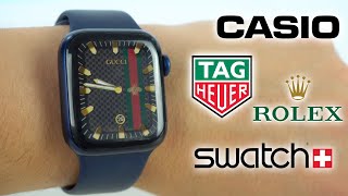 Personaliza tu Apple Watch como Rolex Casio Gucci ⌚️ [upl. by Manwell]