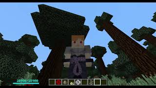 Mangekyo sharingan 万華鏡写輪眼 in minecraft [upl. by Onibla]