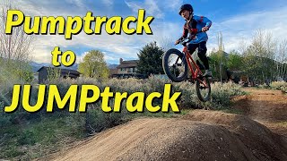 Building our Backyard Pumptrack into a Jumptrack [upl. by Intyrb]