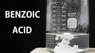 Making Benzoic Acid from sodium benzoate [upl. by Dnomso595]