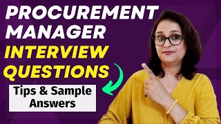 Procurement Manager Interview Questions and Answers  Procurement Officer Interview Questions [upl. by Rhianna]