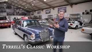 MercedesBenz 300 SEL 63 Lamborghini Miura S Workshop Catchup Part 1  Tyrrells Classic Workshop [upl. by Cacilia926]