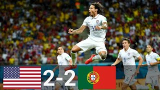 USA vs Portugal 22 All Goals amp Highlights English Commentary 2014 FIFA World Cup [upl. by Elon]